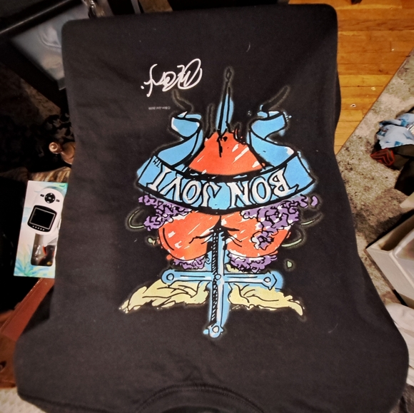 COPY - COPY - COPY - Bon Jovi Hard Rock Cafe T-Shirt - Picture 1 of 5